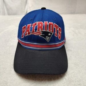 Vintage‎ New England Patriots Hat Cap Strap Back Mens Blue Starter NFL Football